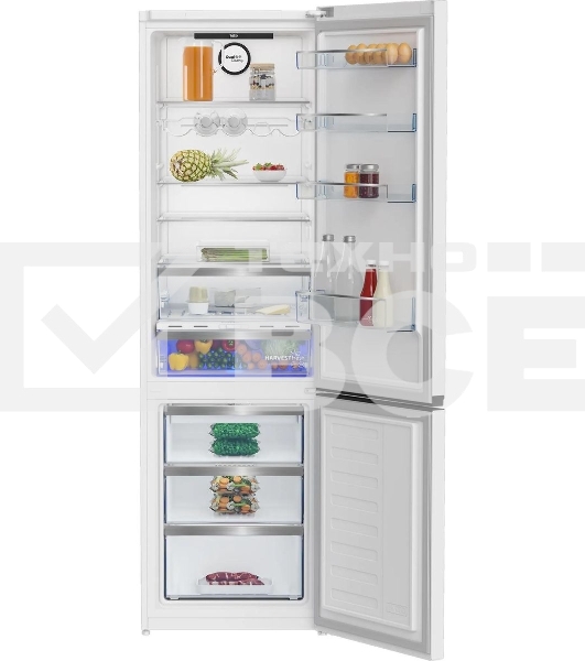 Холодильник Beko B5RCNK403ZW белый двухкамерный 257/100л морозилка снизу, No Frost