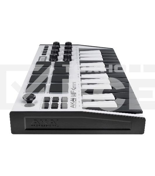 Клавиатура MIDI AKAI [MPK Mini MK3 White] 25 мини клавиш, 8 пэдов, 8 энкодеров, цвет белый