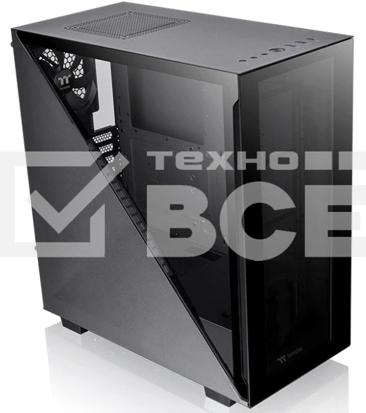 Компьютерный корпус Thermaltake Divider 300 TG черный без БП ATX 2x120мм 2xUSB 3.0 1xUSB3.1 audio front door bott PSU