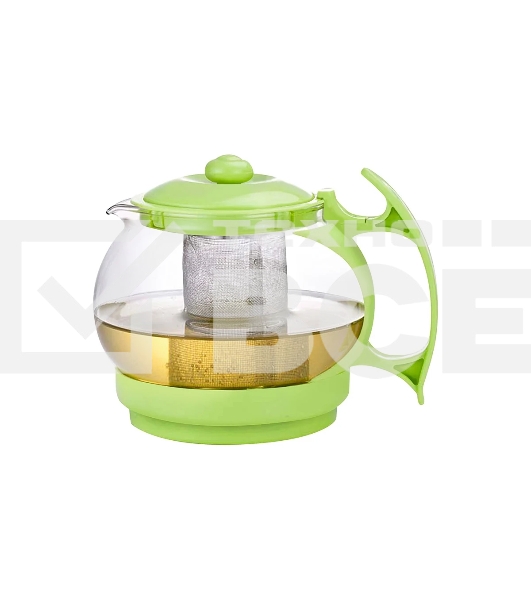 Чайник заварочный Mallony Decotto-1100 с пластик ручкой, фильтр из нерж ст, 1,1 л