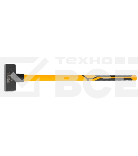 Кувалда Denzel 5000 г, кованая, фибергласовая рукоятка c TPR покрытием, 880 мм