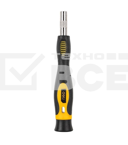 Набор прецизионных отвертокDeli DL3565 65 предметов Материал бит Cr-v. Пластиковый кейс.