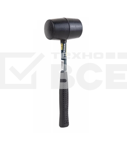 Резиновый молоток со стальной ручкой Deli DL5612 340 грамм, длина 260 мм