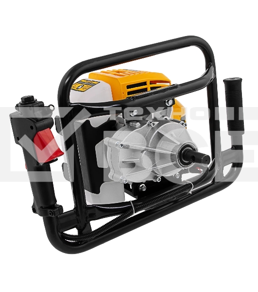 Мотобур Denzel DX-52 объем двигателя 52 см3, соединение 20 мм, без шнека