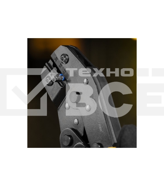 Клещи для обжима неизолированных наконечников Denzel НК и НВ, разъемов РП, 0,25 - 2,5 мм2