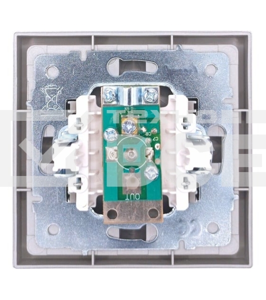 Розетка ТВ оконечная СП ZIMA IP20 серый матовый LEZARD 704-7488-130