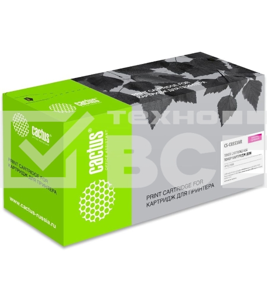 Картридж лазерный Cactus CS-C8553AR пурпурный (25000стр.) для HP CLJ 9500