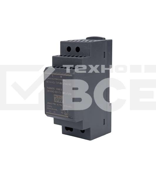 Блок питания MeanWell HDR-30-12 12В, 2А, 24Вт