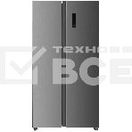 Холодильник Kraft KF-MS4801XI серый двухкамерный, 316/164 л, морозилка сбоку, No Frost, Side-by-Side, фото 1