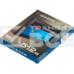 Накопитель SSD ADATA SU800, 512Gb, SATA III, 2.5
