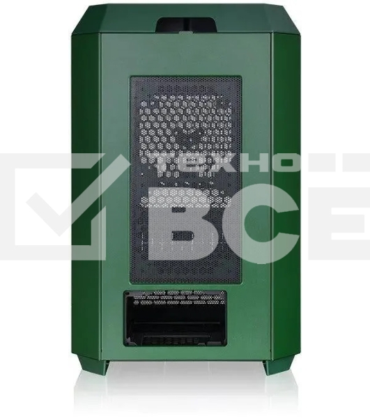 Компьютерный корпус Thermaltake The Tower 300 Racing Green зеленый без БП miniITX 8x120mm 6x140mm 2xUSB3.0 audio bott PSU
