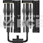 Кулер Ocypus Iota A62 BK Iota-A62-BK черный 120мм алюминий+медь 2000rpm 29db 4-pin 260W 158мм, фото4