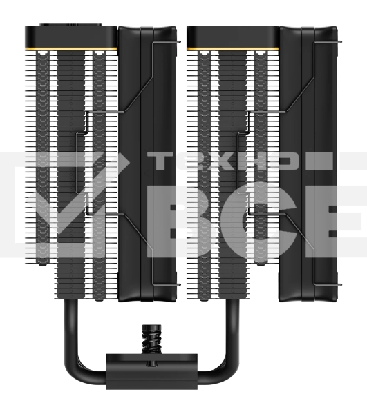 Кулер Ocypus Iota A62 BK Iota-A62-BK черный 120мм алюминий+медь 2000rpm 29db 4-pin 260W 158мм