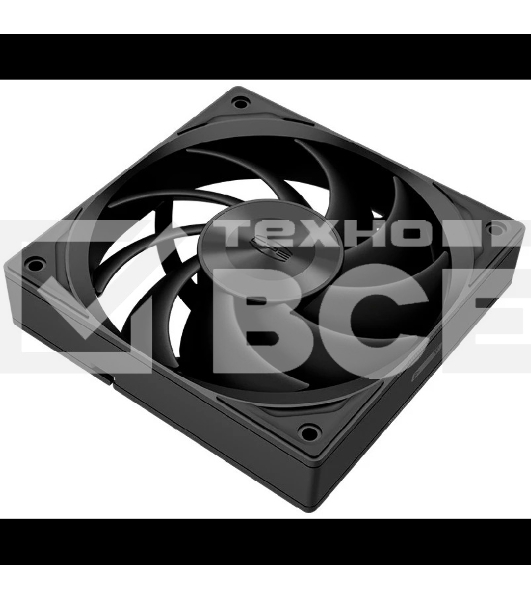 Кулер для ПК PCCooler F5R120 BK 3IN1 черный (120x120x25mm, 4-pin PWM, 46CFM, 26.88dBA, 1800RPM, 3pcs)