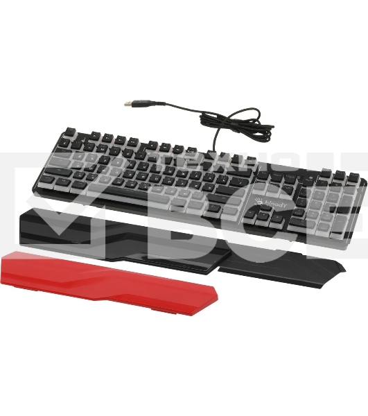 Клавиатура проводная A4Tech Bloody B975P USB черный (подставка для запястий)
