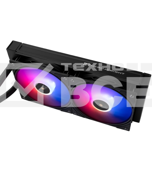 Водяное охлаждение для процессора Thermalright Frozen Warframe SE 240 ARGB Black (240mm, LED temp., Black, ARGB/ Fans: 2x120mm, 70.84CFM, 29.8dBA, 2000RPM/ Pump height 59mm, Rad thickness 27mm/ S: 1851, 1700, 1200, 115X, AM5, AM4)