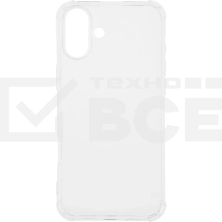 Чехол (клип-кейс) BoraSCO для Apple iPhone 16 Plus Bumper Case прозрачный (73520)