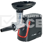 Мясорубка электрическая АКСИНЬЯ КС-2000 черный, 2000 Вт, 1.7 кг/мин, реверс, защита от перегрузки, насадки - 4, фото3