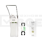 Локтевой дозатор для жидкого мыла и дез. растворов, 1000 мл Puff-8197 пластиковый, фото3