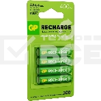 Аккумулятор GP RECHARGE AAA NiMH 400mAh (4шт), фото4