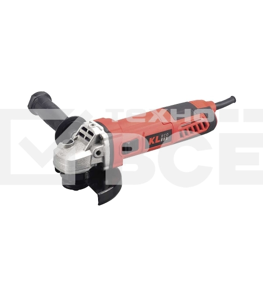 Угловая шлифовальная машина (болгарка) KLECO KE90125AT 900 Вт (125мм, сеть, защитн кожух, рукоять, ключ, запасн угол. щетка)