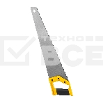 Ножовка по дереву Deli DL6850 500мм Материал: 65Mn. Термообработанная поверхность. Зубья пилы: 7 TPI. Шлифовка зубов с 2-х сторон. Литая ручка из двухкомпонентного противоударного пластика., фото4