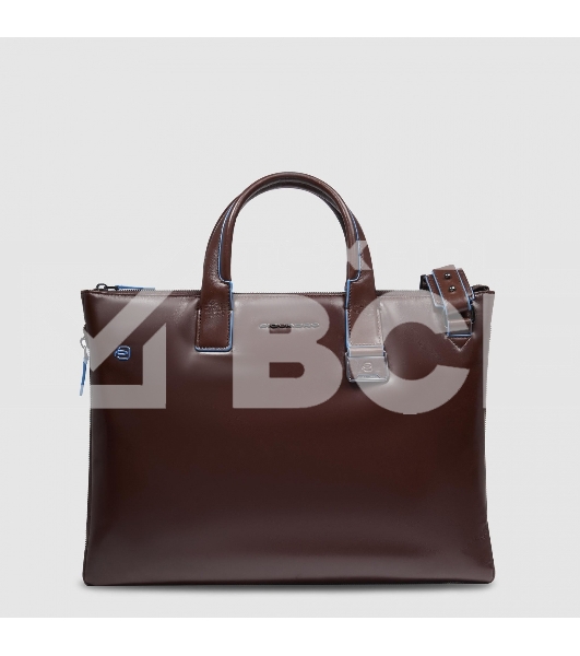 Сумка для ноутбука Piquadro Blue Square CA4021B2/MO коричневый натур.кожа