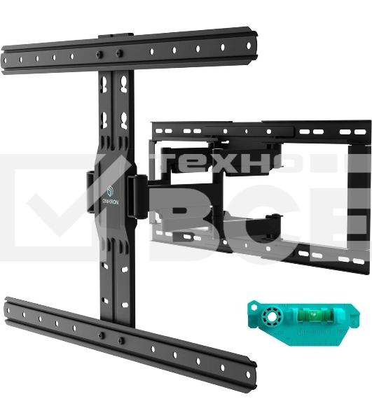 Кронштейн для телевизора ONKRON SM6 32'-90' наклонно-поворотный, черный