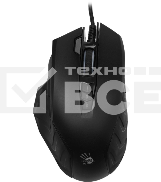 Мышь проводная A4Tech Bloody J95s черный, 8000 dpi, USB, кнопки - 9