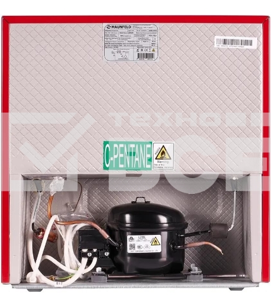 Холодильник Maunfeld MFF50RR красный однокамерный 50л