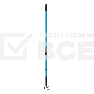 Рыхлитель Palisad трехзубый стальной, 110х1525 мм, фибергласовый черенок, ПВХ накладка, LUXE