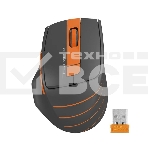 Мышь беспроводная A4Tech Fstyler FG30 серый/оранжевый, 2000 dpi, радиоканал, USB, кнопки - 5, фото 1