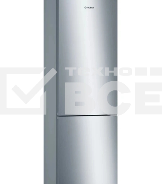 Холодильник Bosch KGN39UL30U серебристый металлик двухкамерный 279/87л морозилка снизу, No Frost