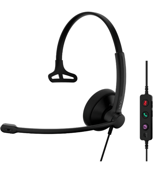 Гарнитура EPOS IMPACT 100 UC Mono чёрный, проводная, USB