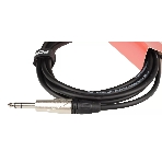 Кабель аудио FORCE FLC-101/31/4' TRS Jack - 1/4' TRS Jack, высококачественный стерео, используется для балансного подключения студийных мониторов, диаметр 6 мм, профессиональные металлические разъемы, длина 3 м, фото5