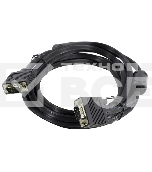 Кабель VGA сигнальный 15M / 15M, ферр.кольца, 3м.5bites APC-133-030
