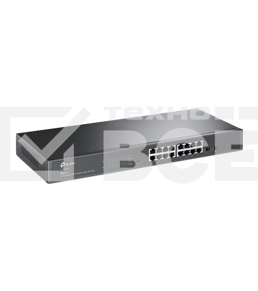 Коммутатор TP-Link Jetstream 16-port gigabit smart switch with 2-gigabit uplink ports