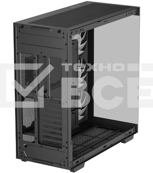 Компьютерный корпус Deepcool CH780 black (ATX, без БП, ARGB, 4xUSB3.2 Type-A + USB3.2 Type-C) (R-CH780-BKADE41-G-1) MidiTower