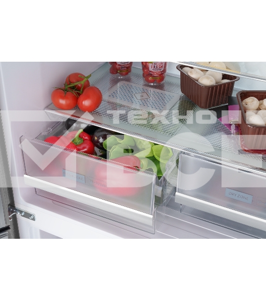 Холодильник Weissgauff WCD 450 INOX GLASS нержавеющая сталь трехкамерный side-by-side 286/141л морозилка снизу