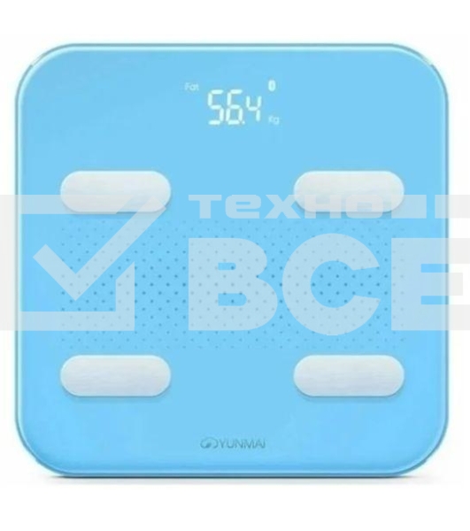 Весы напольные YUNMAI S SMART BLUE M1805GL