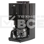 Кофеварка капельная JVC JK-CF37 чёрный, зерновой/молотый, 0.6 л, 730 Вт, фото 1
