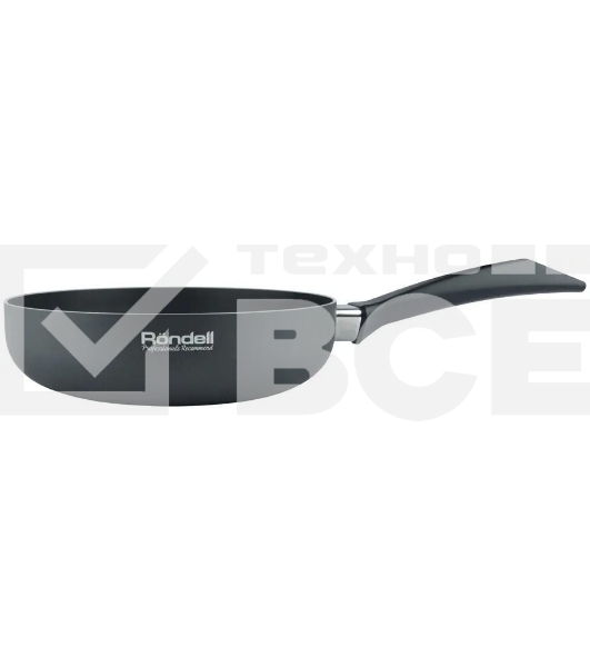 Сковорода Rondell Arabesco RDA-776, 24 см, без крышки, черный