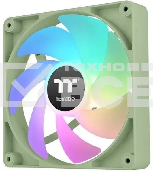 Комплект вентиляторов для корпуса Thermaltake CT120 ARGB (2 шт.) зеленый, 120 мм, 2000 об/мин, 25.8 дБ, 4 pin