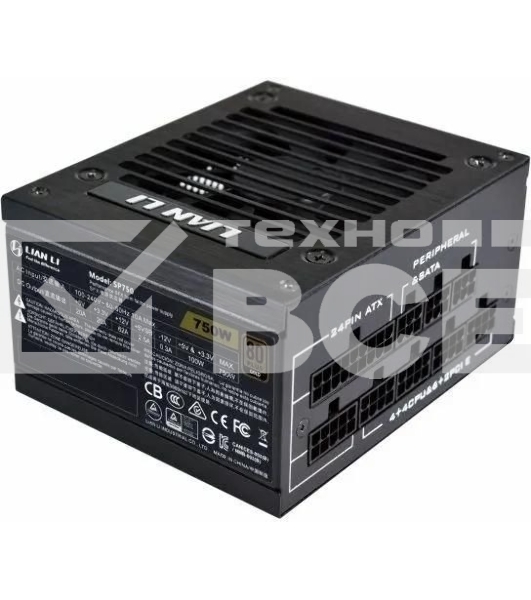 Блок питания Lian-Li SFX 750W SP750 80 PLUS  gold (20+4pin) APFC 92mm fan 8xSATA Cab Manag RTL