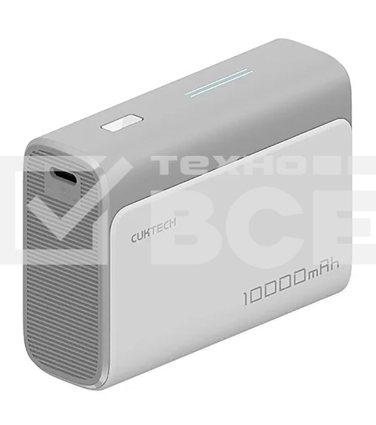 Внешний аккумулятор CUKTECH 30W 1C1A PB100 серый