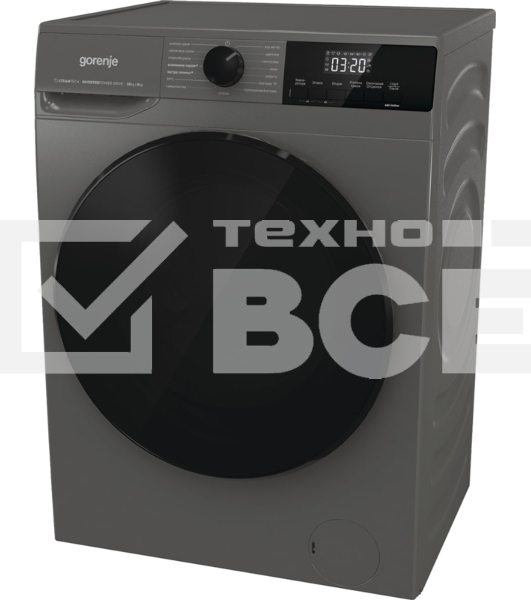 Стирально-сушильная машина Gorenje W2D2A164ADSS/C Титан, загр. фронтальная макс.: 10 кг 1400об/мин класс: А