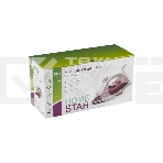 Утюг HOMESTAR HS-4007 1800 Вт, пар, спрей, самоочистка, тефлоновая подошва, белый/фиолетовый, фото2