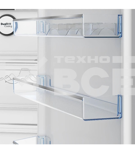 Холодильник Beko B5RCNK403ZW белый двухкамерный 257/100л морозилка снизу, No Frost