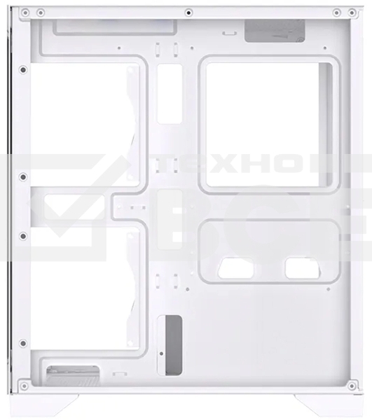Компьютерный корпус Bloody BD-CC103F белый без БП mATX 7x120mm 1xUSB2.0 1xUSB3.0 audio bott PSU
