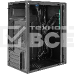 Компьютерный корпус Minitower ExeGate BAA-408U-UNS350 (mATX, БП UNS350 с вент. 12см, 2хUSB/1хUSB 3.0, HD Audio, черный), фото2